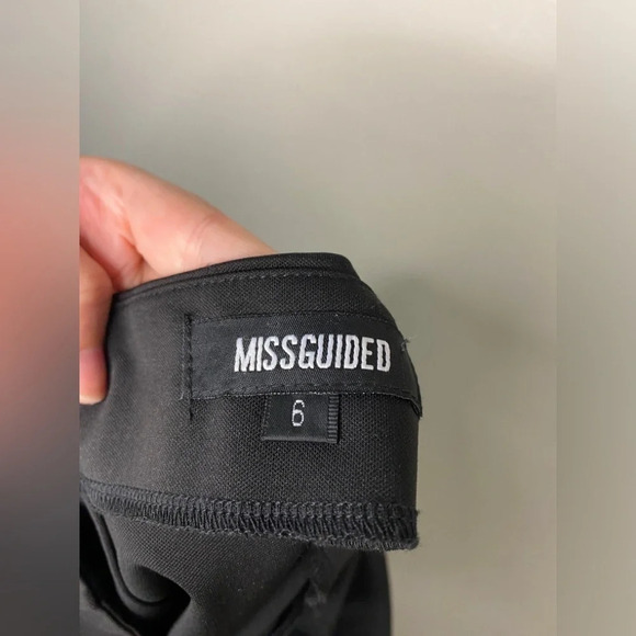 Missguided Lace up Front Black Mini Skirt - Picture 5 of 6